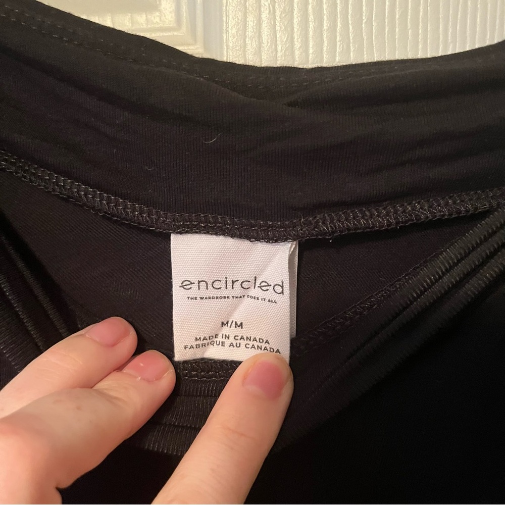Encircled Breakaway Faux-Wrap Skirt in Black - Picture 5 of 7